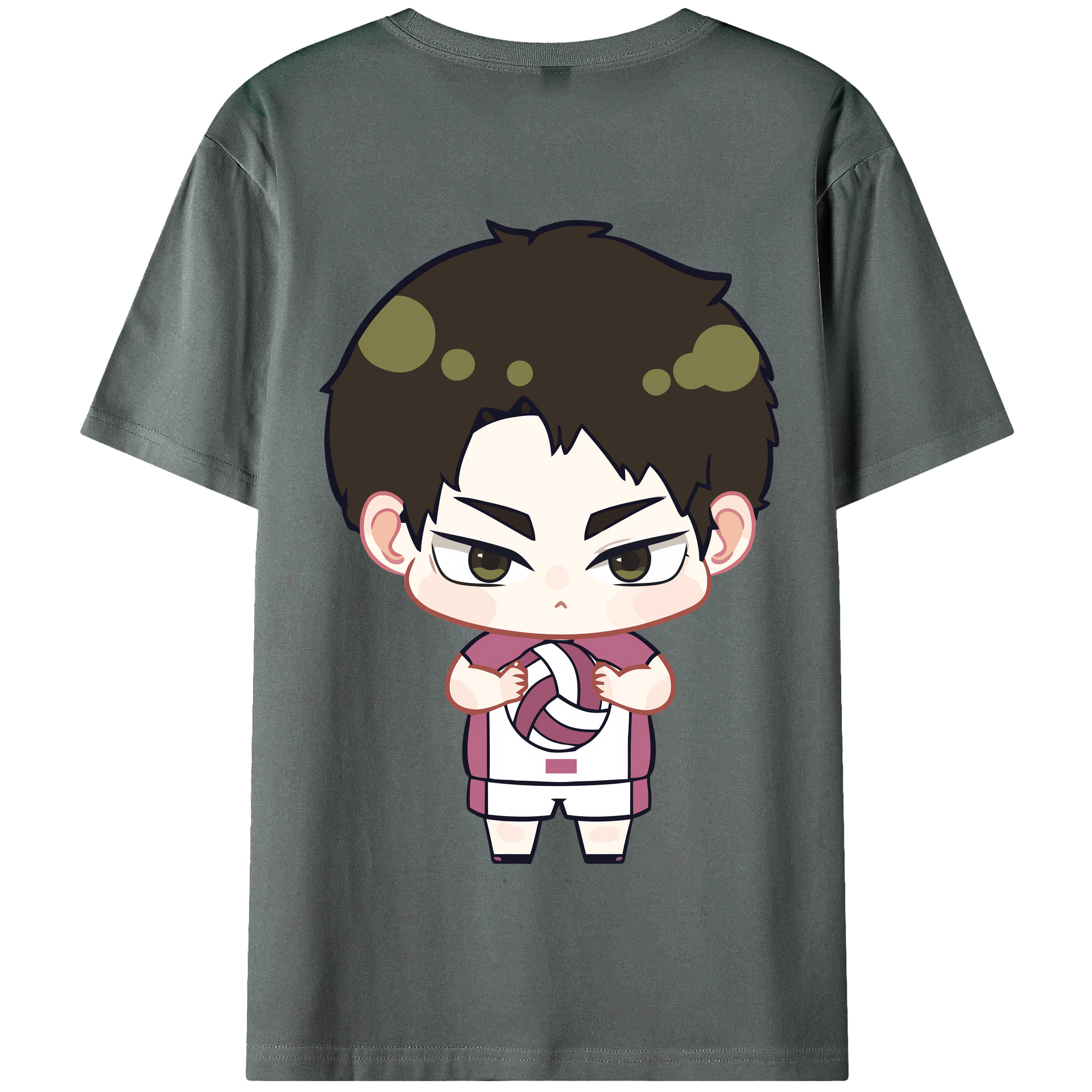 （画像用） ハイキュー!! Haikyu!! 綿100％半袖Tシャツ（背面プリント）